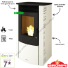 Poêle à granulés pellets Abril Extra 11 kW Bronpi
