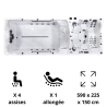 Spa de nage modèle Helios Platinum Spas