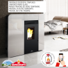 Poêle à granulés Cleo 12.4 kW BRONPI