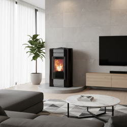 Poêle à granulés pellets PENELOPE 12.8 kW Ferroli