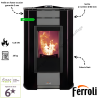 Poêle à granulés pellets PENELOPE 12.8 kW Ferroli