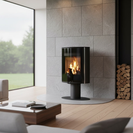 Poêle à bois Hemisph'R Morvan 6,2 kW