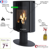 Poêle à bois Hemisph'R Morvan 6,2 kW