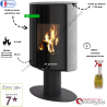 Poêle à bois Hemisph'R Morvan 6,2 kW