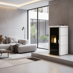Poêle à granulés Carlota MF Hydro 21,2 kW BRONPI