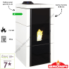 Poêle à granulés Carlota MF Hydro 21,2 kW BRONPI