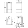 Poêle à granulés Carlota MF Hydro 21,2 kW BRONPI