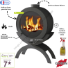 Poêle à bois Brimont étanche 10 kW GODIN