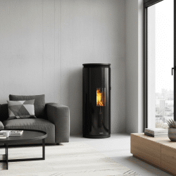 Poêle à granulés ventilé et étanche Pamela Nordica Extraflame