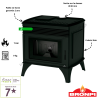 Poêle à granulés pellets NICOL 7 kw en fonte Bronpi