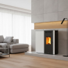 Poêle à granulés pellets BRONPI LUPE 9 KW Extraplat