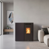 Poêle à granulés pellets BRONPI LUPE 9 KW Extraplat