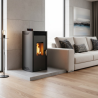 Poêle à granulés pellets NOA Hydro 16 kW Bronpi