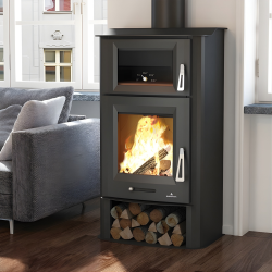Poêle à bois avec four Tudela 13 kW BRONPI