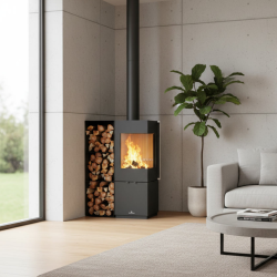 Poêle a bois 7 kW Bombay-E Bronpi