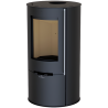 Poêle à bois rond 9 kW Dover-2 Bronpi