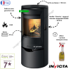 Poêle à bois en Acier Neosen Plus raccordable Invicta