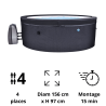 Spa gonflable Vita 4 places de chez Netspa