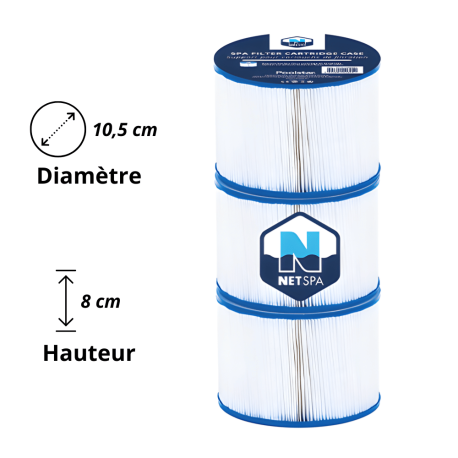 Filtre pour SPA NETSPA Lot de 3
