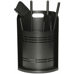 Serviteur de cheminée avec 4 accessoires Helmar Edilinox