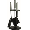 Serviteur de cheminée avec 3 accessoires Sornel Edilinox