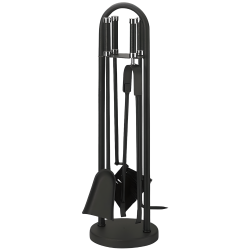 Serviteur de cheminée avec 4 accessoires Ravmon Edilinox
