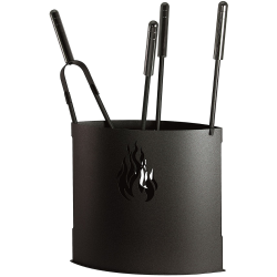 Serviteur de cheminée avec 4 accessoires Dalmor Edilinox