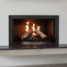 Porte-bûches grille pour cheminée Moltek Edilinox