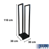 Porte-bûches vertical Tarmel Edilinox