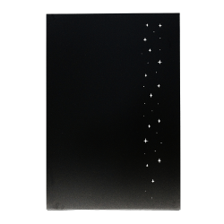 Plaque de protection murale verticale étoiles acier Delvar 80 x 120 cm Edilinox Plaque de protection murale verticale étoiles acier Delvar 80 x 120 cm Edilinox
