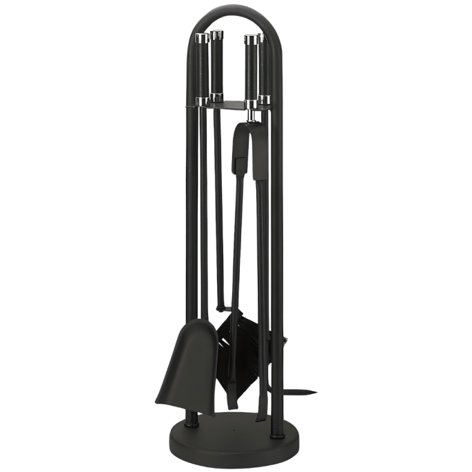 Serviteur de cheminée avec 4 accessoires Ravmon Edilinox