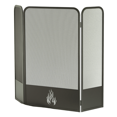Pare-feu 3 volets Solvek Noir Edilinox