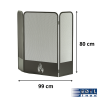 Pare-feu 3 volets Solvek Noir Edilinox