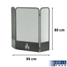 Pare-feu 3 volets Solvek Anthracite Edilinox