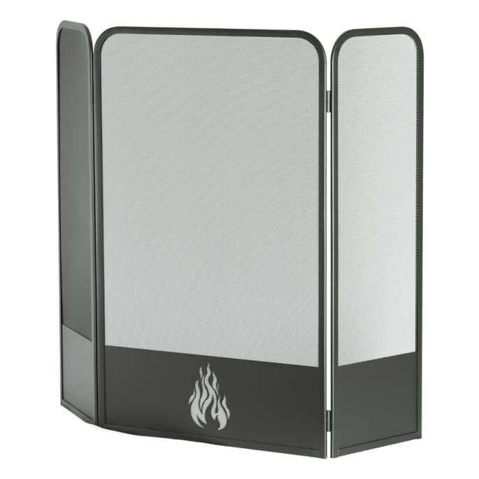 Pare-feu 3 volets Solvek Anthracite Edilinox