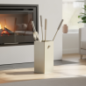 Serviteur de cheminée avec 4 accessoires Galvik Edilinox