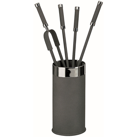 Serviteur de cheminée avec 4 accessoires Herlin Edilinox