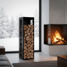 Porte-bûches vertical Velkor Edilinox