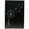 Plaque de protection murale verticale décorative en acier Dalven 120 x 81 cm Edilinox