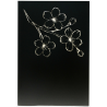 Plaque de protection murale verticale décorative en acier Zelmar 120 x 81 cm Edilinox