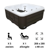 Spa 6 places Salon de Vacances Platinum Spas