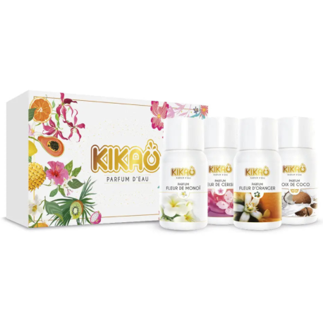 Coffret découverte parfum d'eau floraux fruités KIKAO