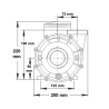 Pompe pour spa LP200 LX Whirlpool - 2HP Mono-vitesse