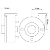 Pompe pour spa LP200 LX Whirlpool - 2HP Mono-vitesse