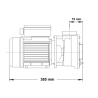 Pompe pour spa LP200 LX Whirlpool - 2HP Mono-vitesse