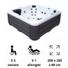 Spa 6 places Reims Deluxe Platinum Spas