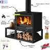 Poêle à bois Beaupré Godin 10 kW