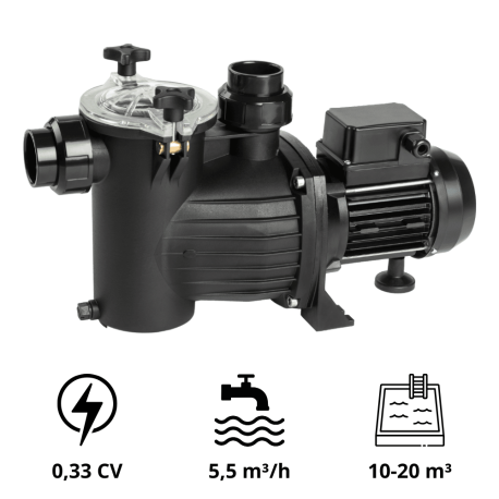 Pompe de Piscine SACI Type OPTIMA 33 M 0,25 kW BOSTA