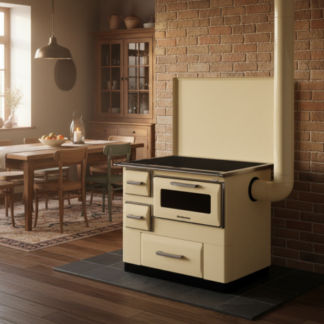 Cuisinière à bois 7 kW Ivan 7 MBS