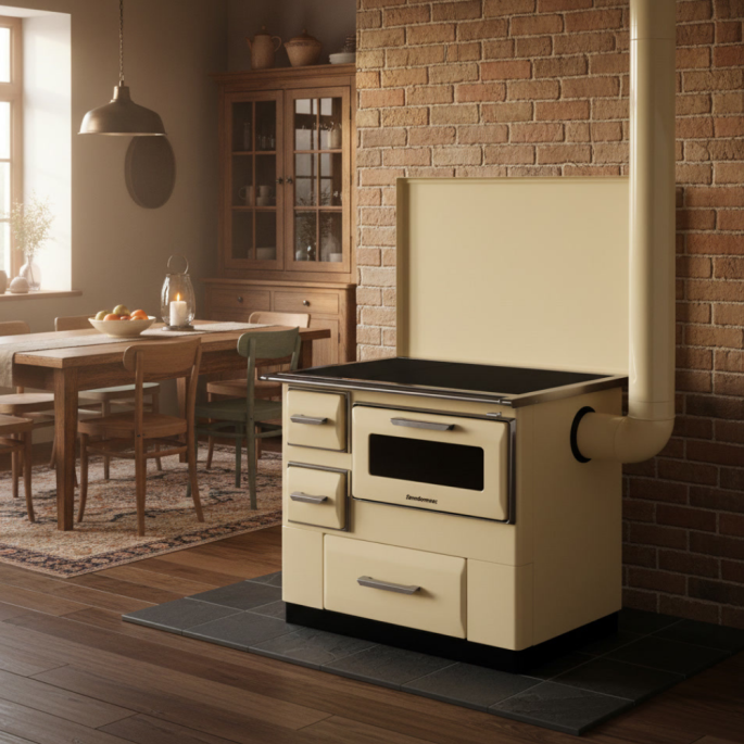 Cuisinière à bois 7 kW Ivan 7 MBS
